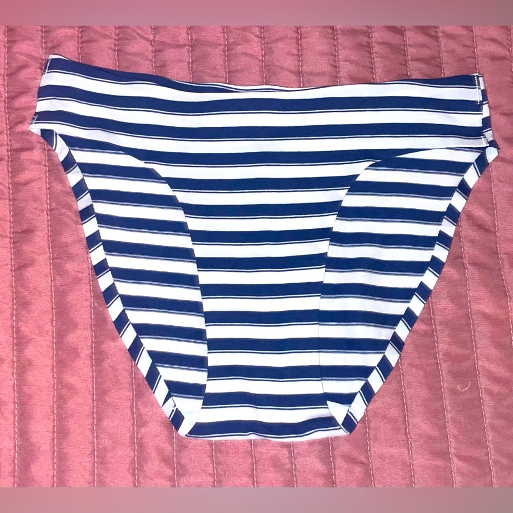 BLUE AND WHITE STRIPED UNDERWEAR!!